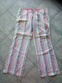 Dámské kalhoty-široké nohavice, rifle-vel. L, XL - 7
