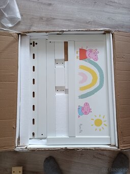 Dětská postel prasátko Pepa 70x140 CM + povlečení - 7