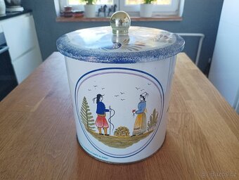 PLECHOVÁ DÓZA HB HENRIOT QUIMPER - 7