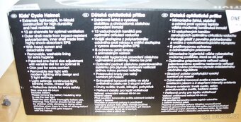 Dětská cyklistická helma s blikačkou, 49 – 54 cm - 7