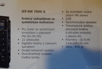 SONY ICF-SW7600G - 7