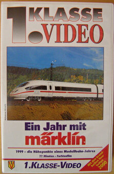 Prodám 3ks tématických VHS kazet Märklin NOVÉ - 7