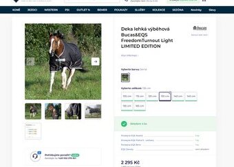 Deka výběhová Bucas&EQS 135cm 0g - 7