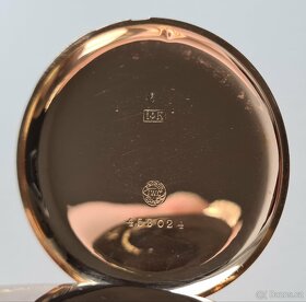 Zlaté 14K kapesní hodinky IWC Schaffhausen
- 7