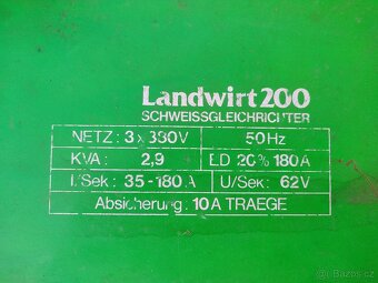 Prodám trafo svářečku LANDWIRT 200 - 7