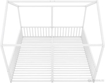 Nová dětská kovová postel 90x200 cm2 - 7