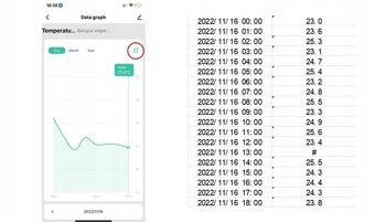 SENZOR TEPLOTY A VLHKOSTI CHYTRÝ Bluetooth TUYA, Smart LIFE - 7