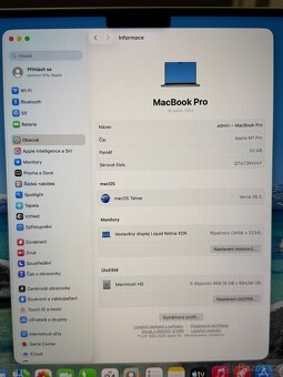 MacBook PRO 16” M1 PRO 32/1 TB - 7