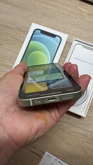 Prodám zelený iPhone12 mini 64GB v super stavu - 7