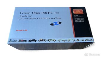 Ferrari Dino 156 F1 Sharknose #3 Graf Berghe 1:18 CMC(M-069) - 7