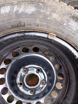 Pár kol 195/65 R15, ráfky 5x112 R15 ET47 - 7