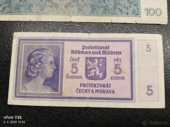 Bankovky Protektorát 1940 - 7