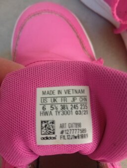 Dívčí obuv tenisky Adidas vel 38 a 2/3 - 7