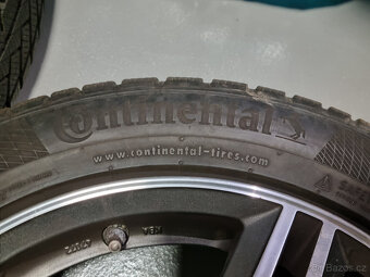 Prodám alu 17 + zimní pneu Continental 235/45 - 7