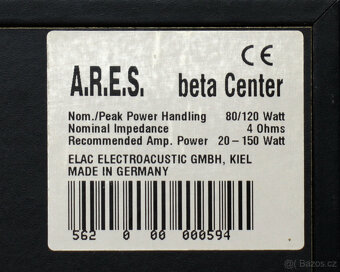 Centrální reprobedna Elac A.R.E.S. Beta. - 7