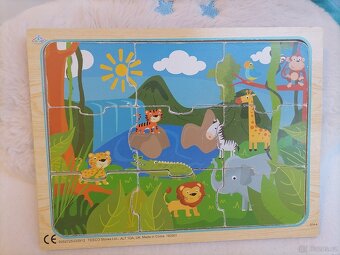 Dřevěné vkládačky, puzzle, labyrint - 7