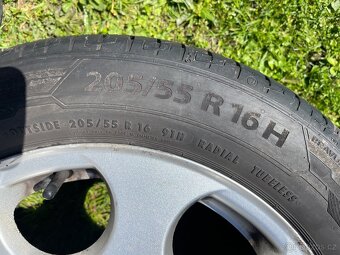 Sada alu Kol Audi 16 ET 42+letní pneu - 7
