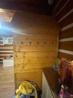 Palanda / patrová postel / pro děti - stylový domeček - 7