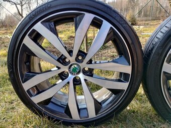 Originál ALU kola Škoda Fabia / Rapid R17 + letní pneu - 7