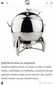 GASTRO CHAFING KOTLIK NOVY NA PASTU A NA INDUKCI SLEVA 70% - 7