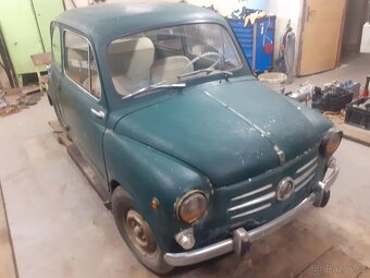 Fiat 600D 1960 protivítr , platné doklady - 7