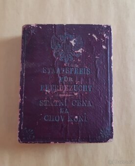 RU Ag medaile Státní cena za chov koní FJI v etui - 7