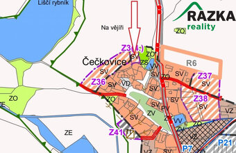 Stavební pozemek (1824 m2) Čečkovice, okr. Tachov - 7