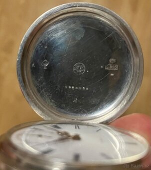 Kapesní stříbrné hodinky Omega, krásne a funkční - 7