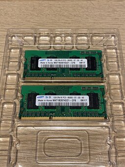 Paměti RAM 2GB DDR3 SO-DIMM 1066 MHz (2x 1GB) PC3-8500S - 7