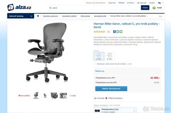 Kancelářská židle Herman Miller Aeron - 7