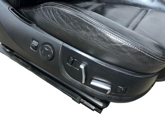 Sportovní sedačky černá kůže Audi S8 D3 4E sedan r.v. 2007 - 7