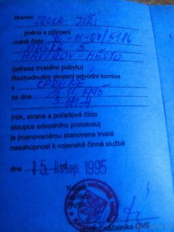 Modrá vojenská knizka - 7