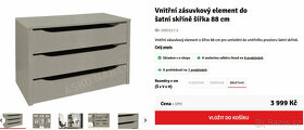 Šatní skříň Quadra, 315 cm dekor dub vyrobeno v Německu - 7