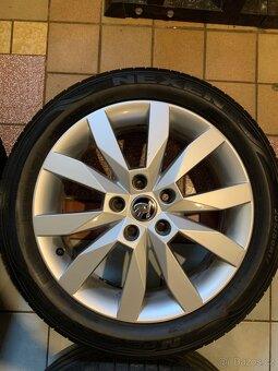 Alu kola Škoda R17 5X112 LETNÍ PNEU 205/50 R17 CRYSTAL - 7