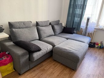 Pohovka/Gauč s lenoškou, matrací a úložným prostorem - 7