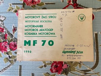 sekačka mf-70 - 7