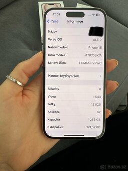 iPhone 15, 256 , pink, stav A - 7