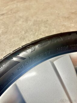 ALU Kola ŠKODA 5x112 R17 ZEUS Zánovní Zimní Pneu 215/55/17 - 7