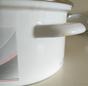 elegantní sada smaltovaných hrnců Ibiza, 1984, Smalt BSB - 7