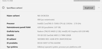 Notebook DELL Vostro 15 3000 series - 7