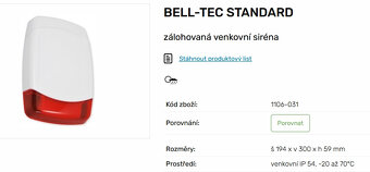 ⚡️ Zálohovaná siréna BELL-TEC s novou AKU ⚡️ - 7