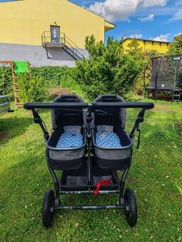 Kočárek pro dvojčata TFK Duo combi pushchair-air wheel 2023 - 7