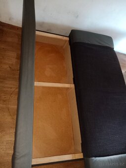 Rozkládací sedačka s úložným prostorem - 7