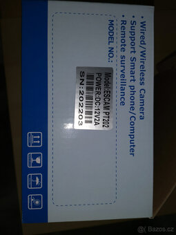 Venkovní otočná Wifi kamera Escam PT202 - 7