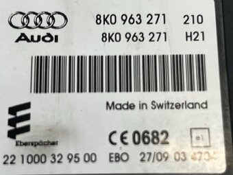 Webasto EBERSPÄCHER 8K0265081K Audi A4 B8 8K r.v. 2010 - 7