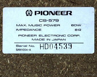 Reprobedny Pioneer CS 579. - 7