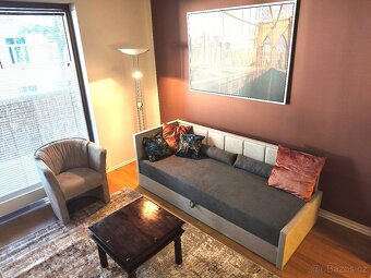 Ihned dostupny, Pronajem 1+kk byt 40m² Praha 3 - 7