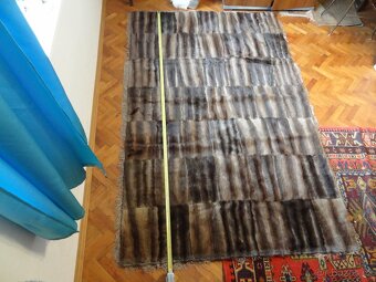 Přehoz. Deka. Bizam. Pravá kožešina. - 7