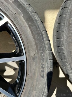 Alu kola ALUTEC 5x112 ET40 R17 + pneu 215/55ZR17 - 7