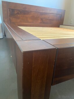 Postel z masivu na zakazku od truhlare - 7